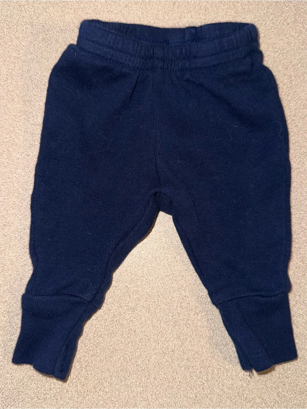 4 pair of Carter’s preemie baby girl pants mint, navy, pink, purple